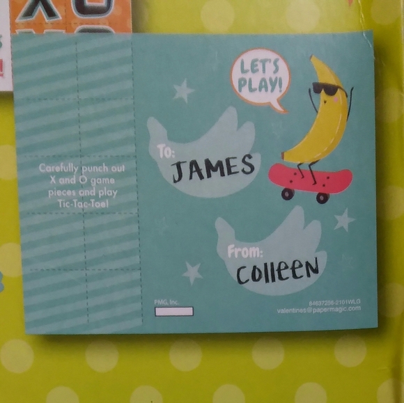 NIB | 20 Banana 🍌 Tic-tac-toe Valentine's - Picture 7 of 11